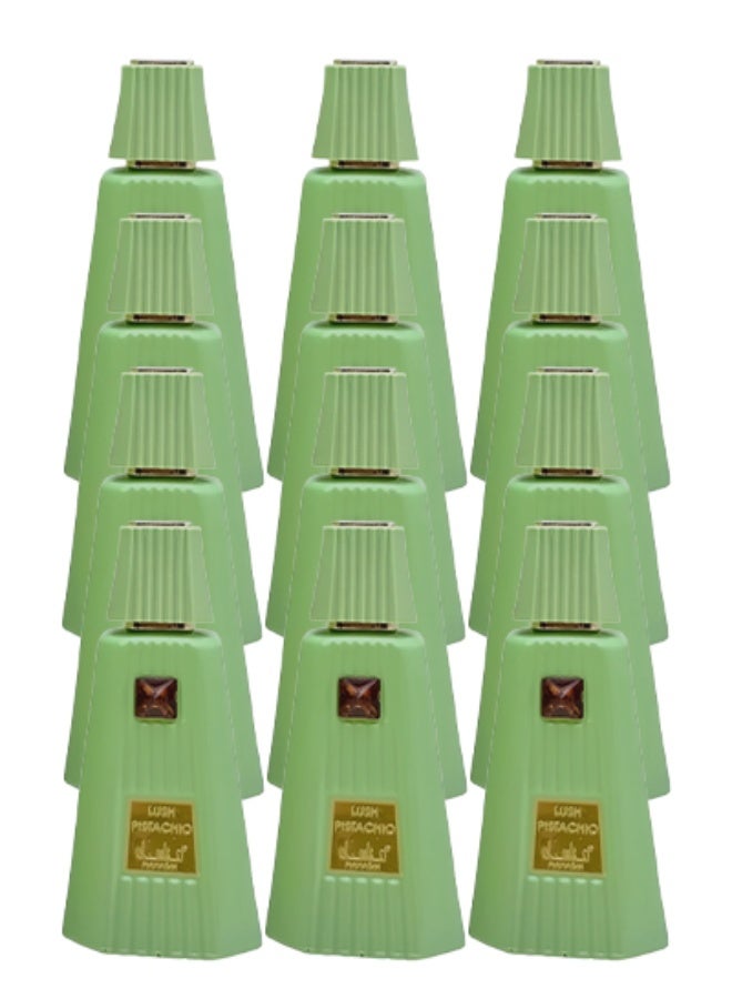 MANASIK 12 Pieces Lush Pistachio Perfume For Unisex 100ml EDP - Image 1